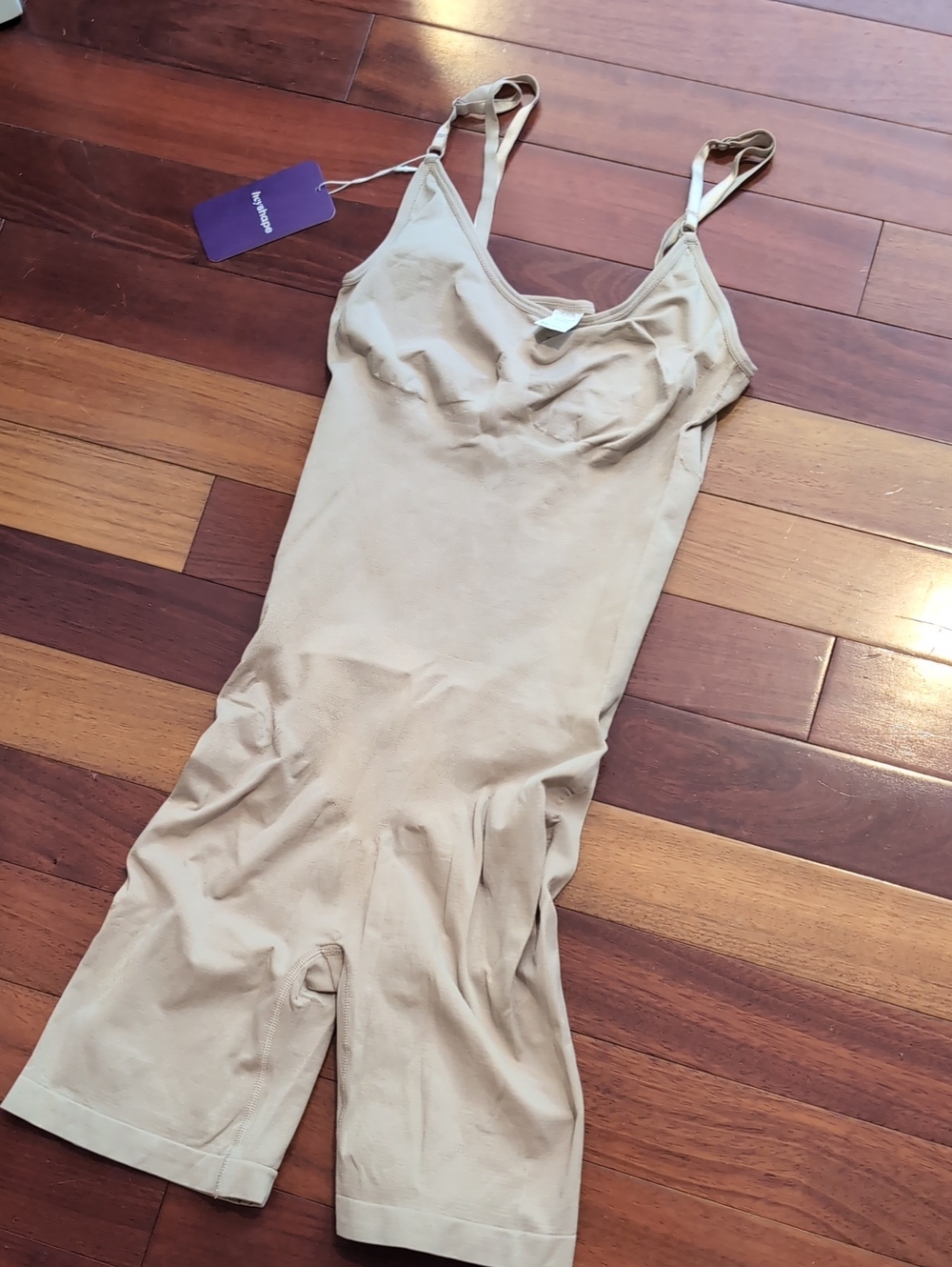 Heyshape NWT Seamless Nude Shaping Bodysuit with Adjustable Straps